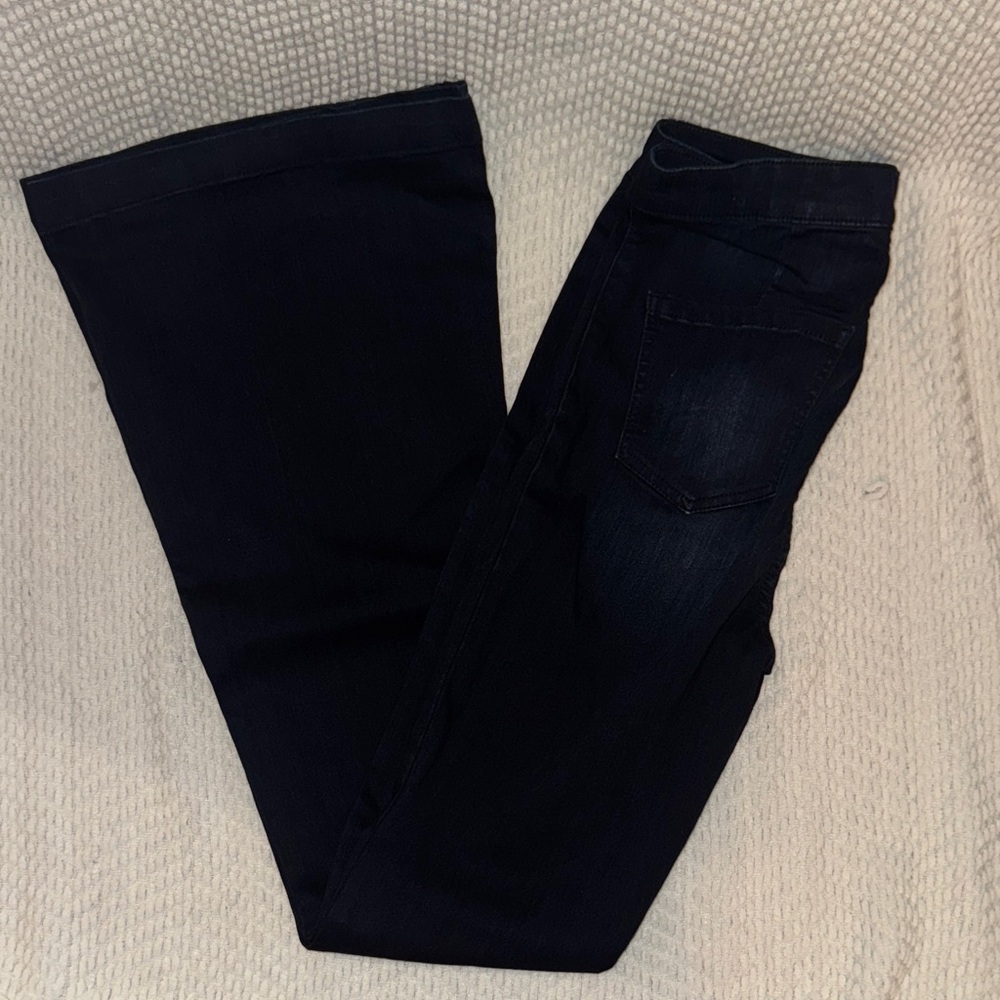 Dark Blue Women's Flare Jeans